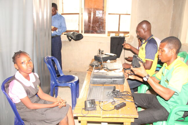 Community Sensitisation: LASRRA registers residents of Omitoro Community Development Association in Ikorodu Area of Lagos.